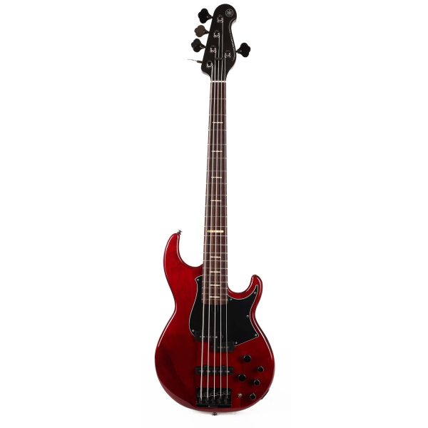 Yamaha BB735A 5-String Bass Fire Red on Sale