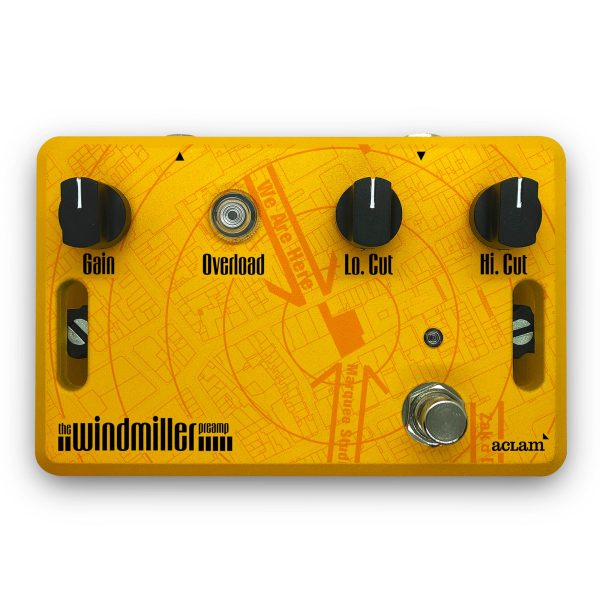 Aclam The Windmiller Pre-Amp Overdrive Effect Pedal Online Hot Sale