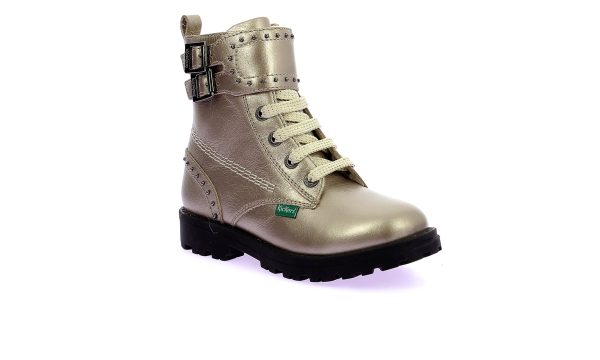 KICKERS GROOROCK Or Beige Boots Hot on Sale