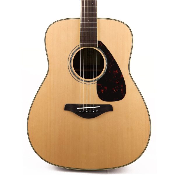 Yamaha FG830 Dreadnought Acoustic Natural Online Sale