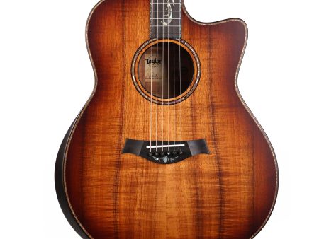 Taylor Custom Shop Grand Orchestra Acoustic-Electric Koa Shaded Edgeburst Sale