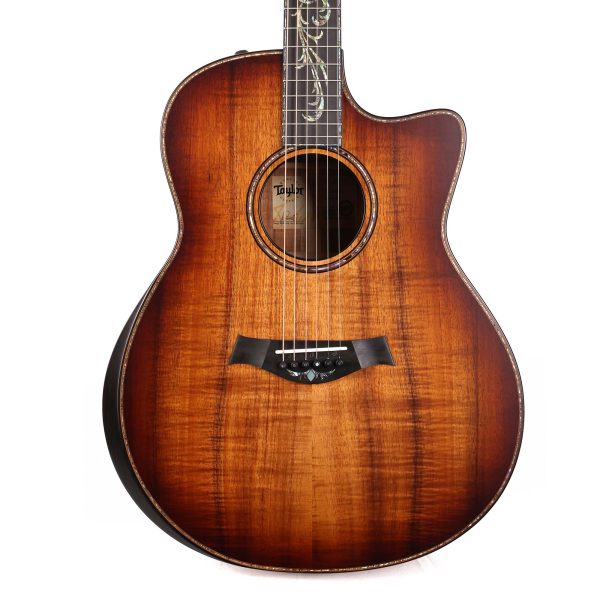 Taylor Custom Shop Grand Orchestra Acoustic-Electric Koa Shaded Edgeburst Sale