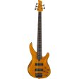 Yamaha TRBX605FM 5-String Electric Bass Guitar Matte Amber Hot on Sale