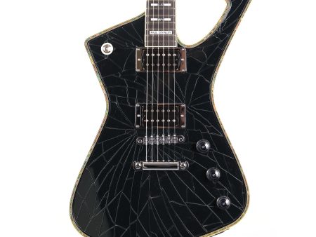 Ibanez Paul Stanley PS3CM Signature Guitar Black Acrylic Cracked Mirror For Cheap