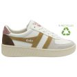 GOLA GRANDSLAM TRIDENT Blanc Marron Sneakers Baskets adulte Sale