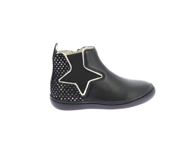 KICKERS KICK POPSTAR Noir Bottines Cheap