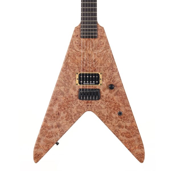 Vicious Guitars Kage Burl Maple Guitar Natural Used For Sale