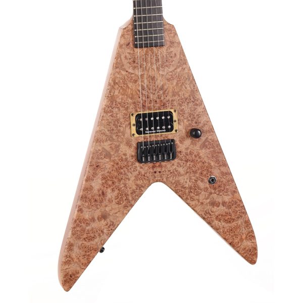 Vicious Guitars Kage Burl Maple Guitar Natural Used For Sale