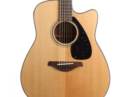 Yamaha FGX800C Dreadnought Acoustic-Electric Natural Online Hot Sale