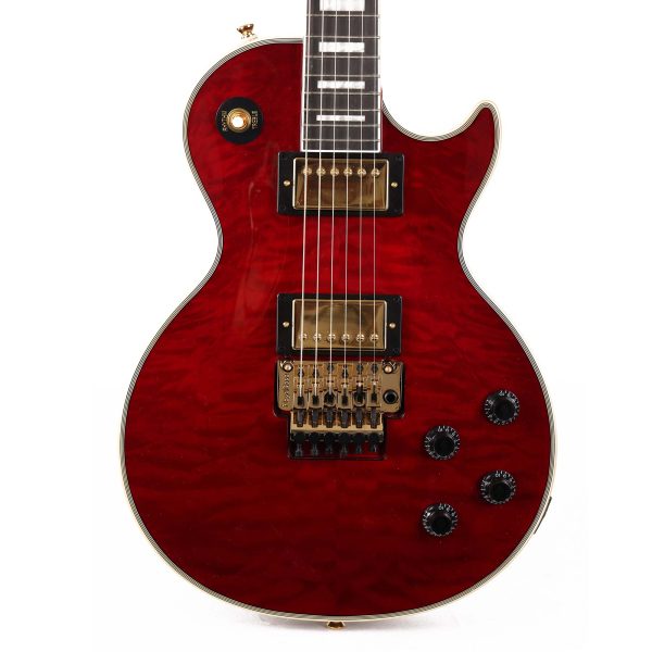 Epiphone Alex Lifeson Les Paul Custom Axcess Ruby Fashion