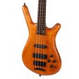 Warwick Limited Edition Pro Series Streamette Bolt-On Amber Transparent Satin Used Supply