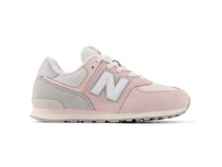 NEW BALANCE GC574 BKM Blanc rose sneakers baskets Supply