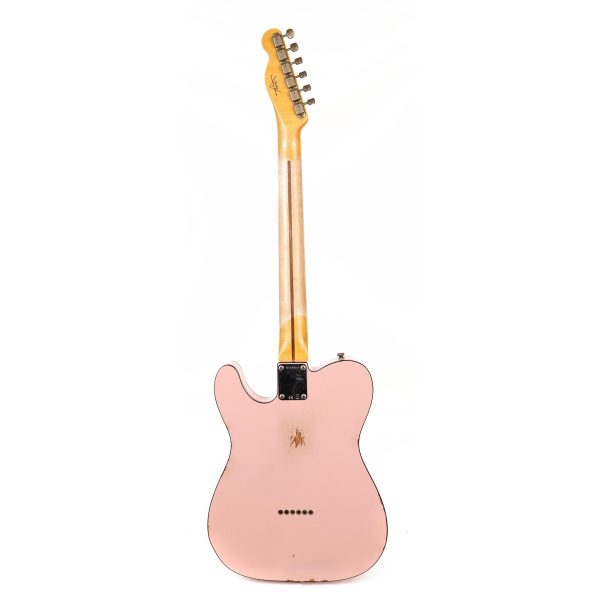 Fender Custom Shop 1960 Custom Telecaster Relic Shell Pink with Tortoise Binding 2023 Hot on Sale