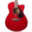 Yamaha FSX800C Concert Acoustic-Electric Ruby Red Fashion