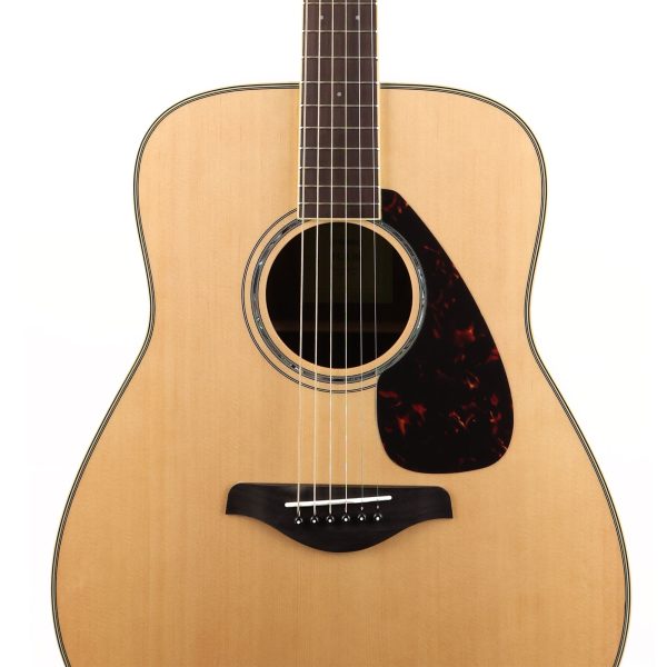 Yamaha FG830 Dreadnought Acoustic Natural Online Sale