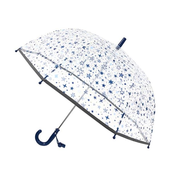 Smati Parapluie Enfant Etoiles Bleus - Réfléchissant Fashion