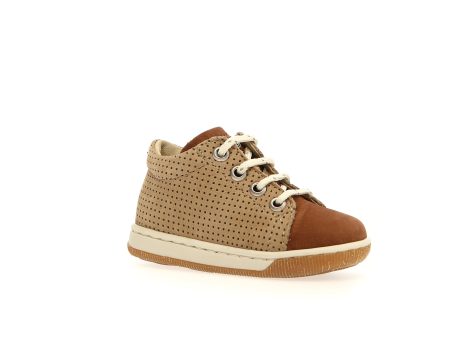 FALCOTTO JAY ZIP Perf Brown and Jay Chaussures Hautes Bottillons Hot on Sale