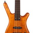 Warwick Limited Edition Pro Series Streamette Bolt-On Amber Transparent Satin Used Supply