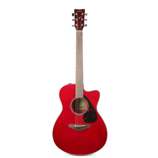 Yamaha FSX800C Concert Acoustic-Electric Ruby Red Fashion