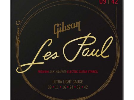 Gibson Les Paul Premium Electric Guitar Strings Ultra-Light 9-42 Online Sale