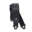 D’Addario Auto Lock Guitar Strap Black Fashion