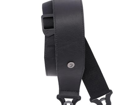 D’Addario Auto Lock Guitar Strap Black Fashion