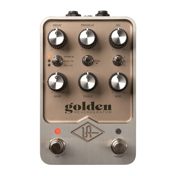 Universal Audio UAFX Golden Reverberator Effect Pedal Supply