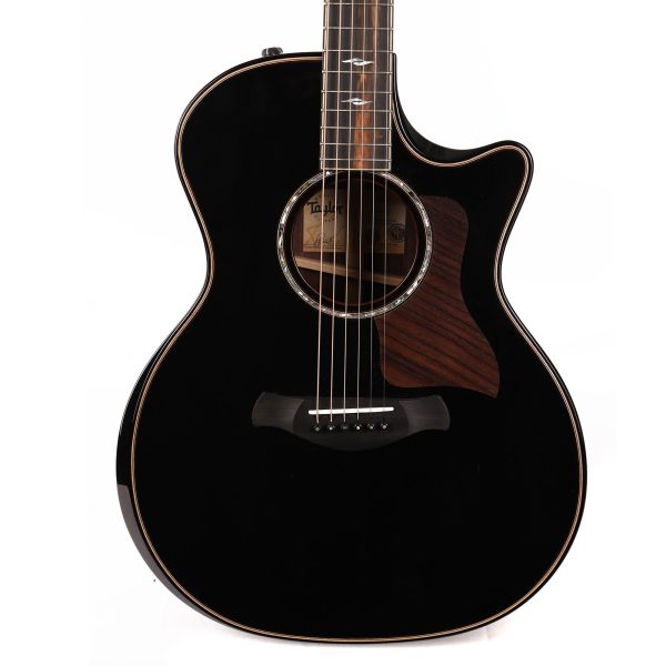 Taylor Builder s Edition 814ce Grand Auditorium Acoustic-Electric Blacktop Floor Demo Sale