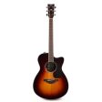 Yamaha FSX830C Concert Acoustic-Electric Brown Sunburst Online Hot Sale