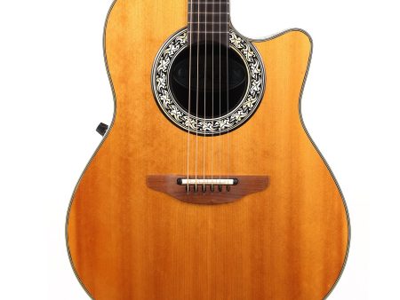 1982 Ovation 1661 Balladeer Cutaway Acoustic-Electric Hot on Sale