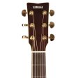 Yamaha LL16MHB ARE Original Jumbo Acoustic-Electric Guitar Natural Fashion