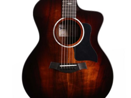 Taylor 224ce-K DLX Koa Grand Auditorium Acoustic-Electric Shaded Edgeburst Sale