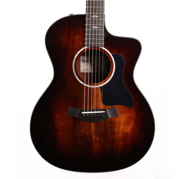 Taylor 224ce-K DLX Koa Grand Auditorium Acoustic-Electric Shaded Edgeburst Sale