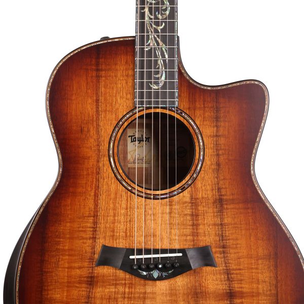 Taylor Custom Shop Grand Orchestra Acoustic-Electric Koa Shaded Edgeburst Sale