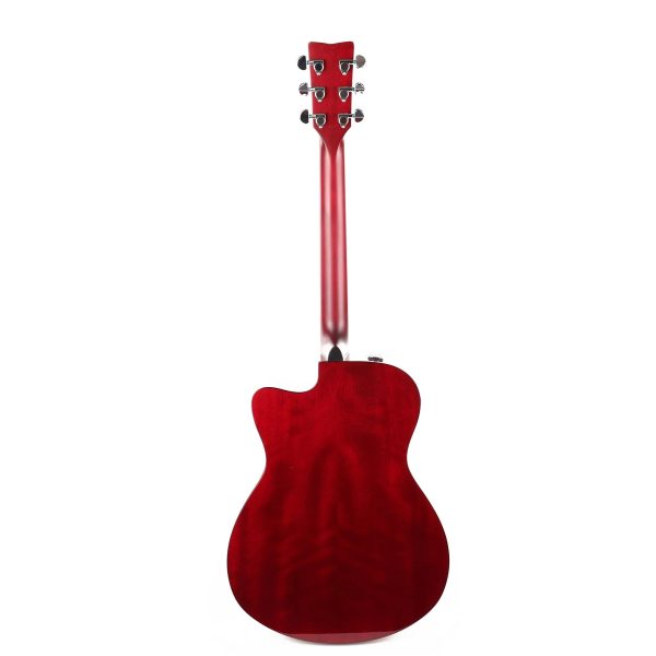 Yamaha FSX800C Concert Acoustic-Electric Ruby Red Fashion