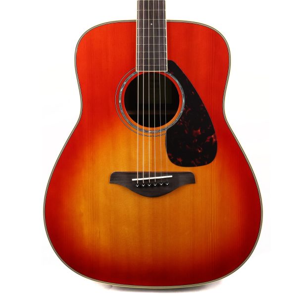 Yamaha FG830 Dreadnought Acoustic Guitar Autumn Burst Online now