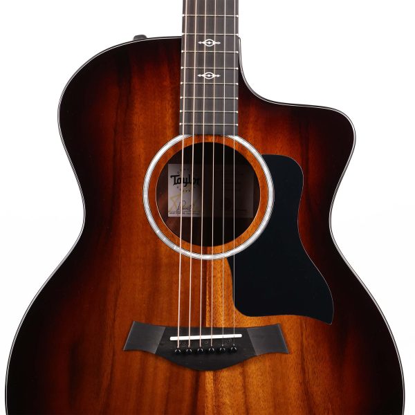 Taylor 224ce-K DLX Koa Grand Auditorium Acoustic-Electric Shaded Edgeburst For Discount