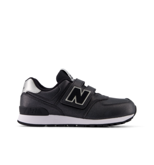 NEW BALANCE PV574 FM Noir Argent Chaussures Basses Baskets Sneakers For Cheap