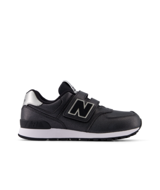 NEW BALANCE PV574 FM Noir Argent Chaussures Basses Baskets Sneakers For Cheap