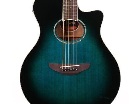 Yamaha APX600 Acoustic Electric Guitar Oriental Blue Burst Online