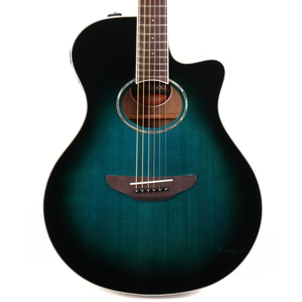 Yamaha APX600 Acoustic Electric Guitar Oriental Blue Burst Online