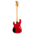 1981 Charvel Pre-Pro Bass Birdseye Maple Transparent Red For Sale