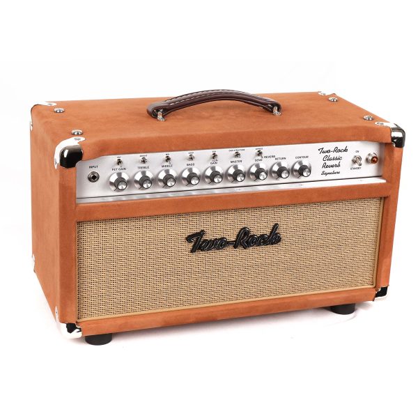 Two Rock Classic Reverb Signature Amplifier 100 50w Tobacco Suede and Cane Cloth For Sale