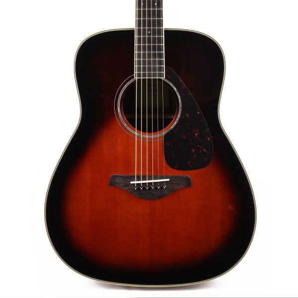 Yamaha FG830 Dreadnought Acoustic Tobacco Brown Sunburst Online now