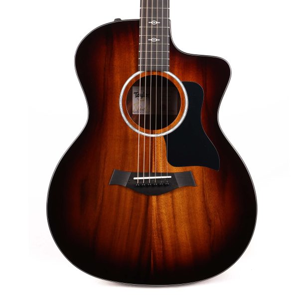 Taylor 224ce-K DLX Koa Grand Auditorium Acoustic-Electric Shaded Edgeburst For Discount