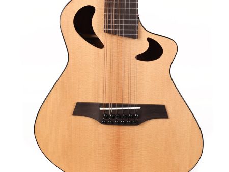 Avante by Veillette Gryphon Short Scale Acoustic Guitar Natural Cheap