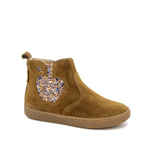 SHOO POM PLAY NEW APPLE Dark Camel bottines For Sale