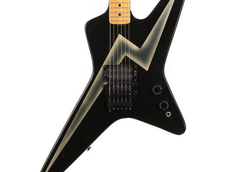 1980s Kramer Voyager Black with Lightning Bolt Online Sale