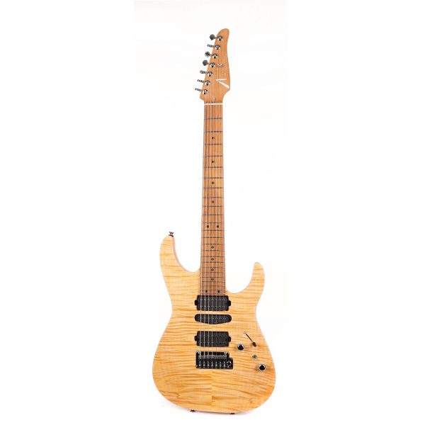 Tom Anderson Angel Player 7-String Flame Top Satin Tinted Natural Online Sale