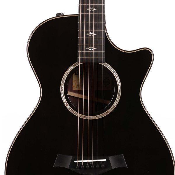 Taylor Grand Concert 12-Fret Limited Edition Charcoal Black Top Online Hot Sale